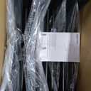 Amazon Basics Sturdy Foldable Plastic Chair, Portable, 350-Pound Capacity, Black, 6-Pack