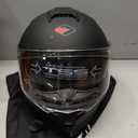 Motorcycle Helmets,Dual Visor Flip up Modular Full Face Helmet(XXL)