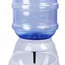 Pet Water Dispenser Station - 1 Gal Replenish Pet Waterer for Dog Cat Animal Automatic Gravity Water Drinking Fountain Bottle Bowl Dish Stand