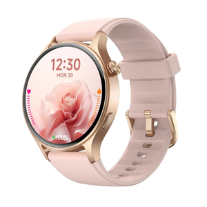 Fitpolo Smart Watch for Women,1.3" AMOLED Touchscreen Fitness Tracker, Make/Answer Calls, Heart Rate SpO2 Monitor, IP68 Waterproof, Sleep & Activity Tracking Smartwatch for Android Phones iPhone