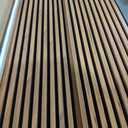 Art3d 2-Pack 108" x 12" Acoustic Wood Panels for Wall, Soundproof Wood Slat Panel for Wall and Ceiling, 3D Fluted Sound Absorbing Paneling for Interior Wall Decor, Living Room, Bedroom - Teak