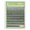 KEYYOU LASH clusters 144Pcs D Curl Angel Eyelash Extension Thick Wispy Natural Band Lash with Waterproof DIY Lash Extension at HomeAngel A02-D-8-18MIX