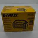 DEWALT 20V MAX Bluetooth Speaker, 100 ft Range, Durable for Jobsites, Phone Holder Included, Lasts 8-10 Hours with Single Charge (DCR010)