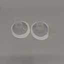 2pcs 23mm Soft Rim Flanges with 106 Degree Wider Opening Angle for Medela Breast Pump, PersonalFit, Freestyle, Maxflow, Freestyle Flex Swing Maxi Connector,Lansinoh Signature Pro