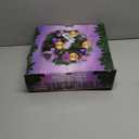 Purple Ribbon Christmas Advent Wreath - for Advent Calendar Season - Centerpiece Decor Candle Holder and X-mas Decorations