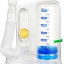 Breathing Exercise Device for Lungs, Deep Breathing Trainer, Durable Medical-Grade PC Material