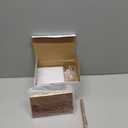 4 Pcs Thank You Gift Set for Men Women Employee Coworker Gifts Inspirational Appreciation Notebook Coffee Mug Scented Candle Pen for Valentine's Day Team Office Staff Teacher Nurse Volunteer (Brown)