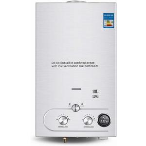 18L Tankless LPG Propane Gas Hot Water Heater Instant Boiler Bathroom Shower Instant Hot Water Heater