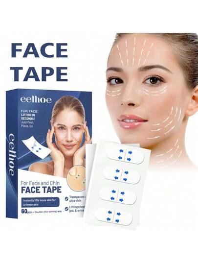 Anti-Wrinkle Face Lift Strips - Tighten & Firm Sagging Skin, Reduce Nasolabial Folds & Fine Lines, Reusable Facial Lifting Patches for Youthful Glow, 2 Pack