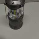 Lichamp LED Camping Lantern, 4 Pack Battery Powered Flashlight for Power Outages, Portable Collapsible Hanging Light Essential for Home, Outdoor, Emergency Lamp Survival Kit Gear for Hurricane, Gray