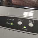 Frigidaire Compact Countertop Ice Maker, Makes 26 Lbs. of Bullet Shaped Ice Cubes Per Day, Silver Stainless