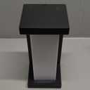 Sytmhoe Outdoor Wall Sconce Lights, 24W 5000K Daylight White Aluminum Exterior Light Fixture Wall Mount Ip65 Waterproof, Led Porch Light for Garage Walkway Hallway Backyard Garden. (Concave-1pack)