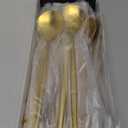 Astercook Silverware Set 48-Piece Gold Flatware Set with Steak Knives Food-Grade Stainless Steel Cutlery Set for 8 Mirror Polished Utensils Set for Home Kitchen Restaurant Valentine's Gift