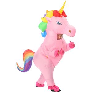 Unicorn Costume, Adult Size (Rainbow)