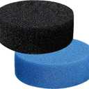 2 Pack Coarse and Fine Filter Pond Replacement Filter Pads for Outdoor Ponds - 871980012549 032264 Aquanique Replacement Filter Pads for Qfp900 and Qfp1250Uv