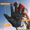 RYMNT Full Fingers Workout Gloves for Women & Men - Gym Gloves with Extra Grip Foam Padding & Anti-Slip for Fitness, Training & Cycling. Black - Small