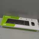 seenda Wireless Bluetooth Keyboard and Mouse Combo, COE401 Rechargeable Slim Keyboard Mouse, 3 Multi-Device Connection, Compact Quiet Set Compatible for Mac/Windows Laptop MacBook iPad, Black Gray