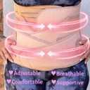 VitaliCore Postpartum Belly Band 3-in-1 for Women Adjustable Abdominal & Pelvic Support Wrap for Postpartum Recovery, C-Section & Waist Support