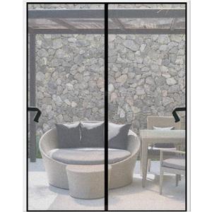 Magnetic Screen Door Fits Door Size 58"x95" Snap on Screen Door Magnets Mesh Screen Curtain Sliding Door Mosquito Door Net with Heavy Duty for Frech Door/Entry Door/Interior Door/Patio Door