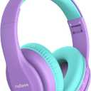 JoySpark Kids Bluetooth Headphones, Lightweight Wireless Headphones for Kids, 85/94dB Volume Limited, 60 Hours Playtime, Bluetooth 5.3, Over-Ear Toddler Headsets with Built-in Mic-Purple