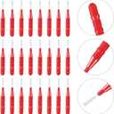 4 x Didiseaon 50 Pcs Interdental Brush for Braces, Disposable Braces Flossers Toothpick Teeth Flossing Head Oral Hygiene Flosser Toothpick Soft Cleaning Tool (1 Count (Pack of 1), Red)