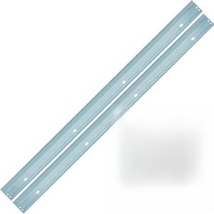 LAJIAOZ Garage Door Vertical Track for 3 Rollers, Heavy-Duty Galvanized Steel Rails  Replacement Tracks for Residential Garage Door Repair, DIY Installation, and Contractor Use(88Inch for 8FT Doors)