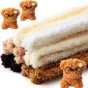 VitalCozy 10 Pcs 39.37 Inches Jumbo Coral Fleece Material Pipe Cleaners Chenille Stems Pipe Cleaner Craft DIY Projects and Craft Supplies Decorations(Classic Color)