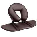 EBANKU Massage Table Face Cradle Cushion, Face Cradle Down Tabletop Massage Kit Adjustable Massage Table Headrest Face Pillow with Platform for Massage Chair SPA Bed (Brown)
