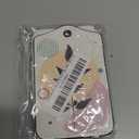 2Pack Luggage Tags for Suitcases, Cute Unique Pu Leather Cruise Luggage Tag with Privacy Cover ID Label Address Card and Metal Ring Suitable for Women Men Kids Travel Bag