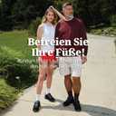 diawin Wide Shoes for Men & Women  Extra Depth Walking Shoes with Wide Toe Box for Swollen Feet, Hallux, Arthritis, and Diabetic Needs  Durable Genuine Leather for Comfort (Black)