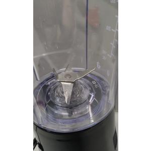 Mueller Smoothie Blender for Smoothies - Personal Blender for Shakes, Frozen Drinks, Baby Food & More, 15oz Travel Cup and Lid, Durable Stainless Steel Blades for Powerful Blending Performance (Light Grey)