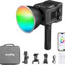 SmallRig RC 60C RGB LED Video Light, 3400mAh Battery 45min Runtime, APP Control, Potable Palm-Sized Continuous Output Lighting 2500-10000K, for Photography/Video/Studio, Powerbank Clamp Edition