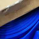 DAVCO 2" ID 100 ft Pool Backwash Hose, Heavy Duty Reinforced Blue PVC Lay Flat Water Discharge Pump Hoses For Swimming Drain Pools and Clean Filters, With Aluminum Pin Lug Fittings