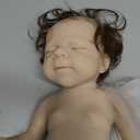 Aniiyy 13Inch Pascale Baby Girl Full Body Soft Silicone Baby Doll, Not Vinyl Dolls, Life Like Reborn Dolls with Hand Rooted Hair