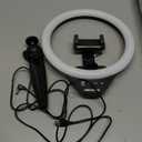 12" Desk Ring Light with Stand & Phone Holder - Adjustable Studio Light for Photography，Zoom Meetings, YouTube, TikTok, Live Streaming