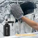 PWACCS Foam Cannon for Pressure Washer, Adjustable Car Wash Foam Cannon, Big Mouth Snow Foam Lance with 1/4" Quick Connect, Thick Foam Power Wash Foam Blaster 1.5 L, Additional Orifice Nozzle 1.1mm