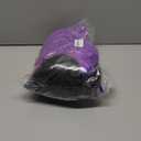 AOTHSO 24 Pieces Halloween Women 80s Costume Accessories Set 80s Cosplay T-Shirt Tutu Pants Racerback Top Fanny Pack Gloves (XX-Large, Black+purple)