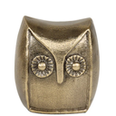 Aluminum Owl Gold Decor for Home, 3.6inches