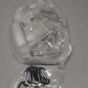 Yinprwi 8 Pcs Travel Bottles with Keychain 1.7oz (50ml) Portable Plastic Leakproof Squeeze Hand Sanitizer Holder with Flip Cap Refillable Small Empty Bottles for Shampoo Conditioner Body Wash Liquid