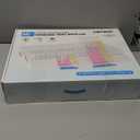 ARTDOT 60-Piece Diamond Art Storage Trays Kits for Adults with Lids, 2-in-1 Stackable Diamond Painting Accessories and Tools (White)