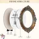 97 Decor Vintage Picture Frames 4x6 - Antique Oval Picture Frame 4x6, Ornate Gold Frame 4 X 6 For Tabletop And Wall Hanging Antique Wall Decor