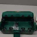 Hrensaw Medium Outdoor Electrical Box(10.6x5.7x4.9inch),Weatherproof Connection Box w/6 Cable Entry,IP54 Waterproof Extension Cord Cover Protect Power Strip,Timer,Plug,Holiday Lights,Green