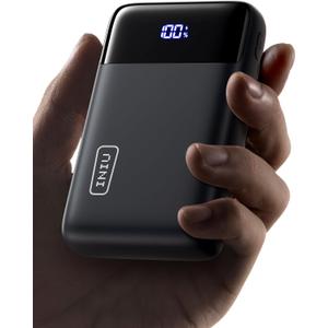 INIU Portable Charger, Smallest 22.5W 20000mAh USB C in & Out Power Bank Fast Charging, PD 3.0+QC 4.0 LED Display Phone Battery Pack Compatible with iPhone 16 15 14 13 Pro Samsung S23 Google iPad etc (Mini Size)