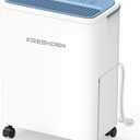 FRESHDEW Dehumidifier, 30 Pints Dehumidifiers for Home, 1500 Sq. Ft Dehumidifiers with Drain Hose, 0.52 Gallon Water Tank for Basement Bathroom Bedroom, Overflow Protection, 24H Timer (1500 Sq.ft)