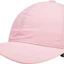 4-Panels Perforation Performance Hat - Lightweight Breathable for All Sports (Pink)