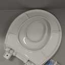 Little2Big Toilet Seat with Built-In Potty Training Seat, Slow Close, Durable Plastic, Made in USA, ROUND, White