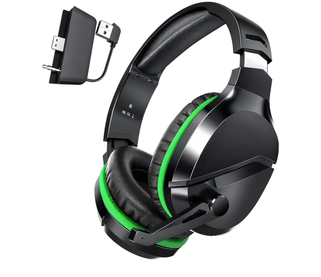 Wireless Gaming Headset for Xbox Series X|S, Xbox One, PS5, PC, Mac, Switch – Bluetooth Headphones with Noise Cancelling Mic, 60H Playtime, Low Latency, Lightweight for Gamers