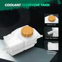 603-449 Coolant Reservoir Bottle Coolant Overflow Tank Fits For 2007-2011 For Chevrolet Aveo 2009-2011 For Chevrolet Aveo5 2009-2010 For Pontiac G3 2009 For Pontiac G3 Wave