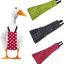 UKJENT Chicken Diapers for Hens - 3 Pack Pet Duck Diapers Adjustable with Bow Tie, Reusable & Washable Pet Diaper for Hen Rooster(L)