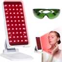 Red Light Therapy, Handheld Red Light Therapy for Face with Adjustable Stand, 660nm & 850nm Infrared Red Light Therapy Device at Home and Office Use